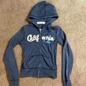 Hollister zip up hoodie